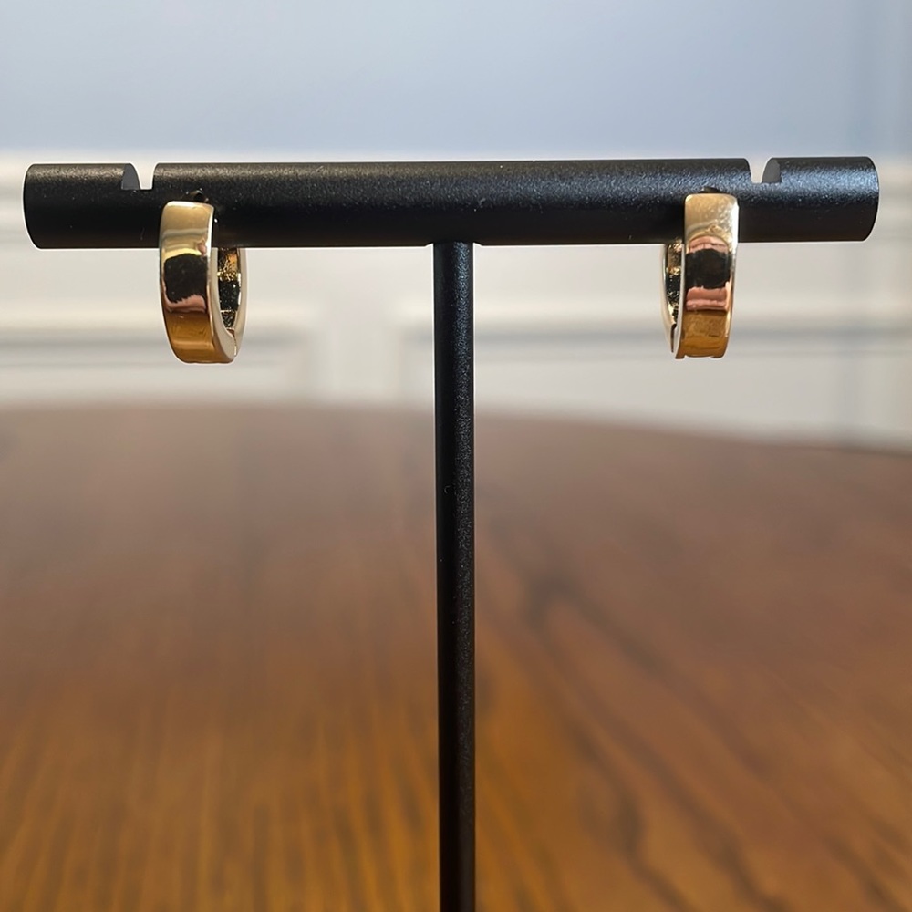 Chunky Gold Hugger Earrings